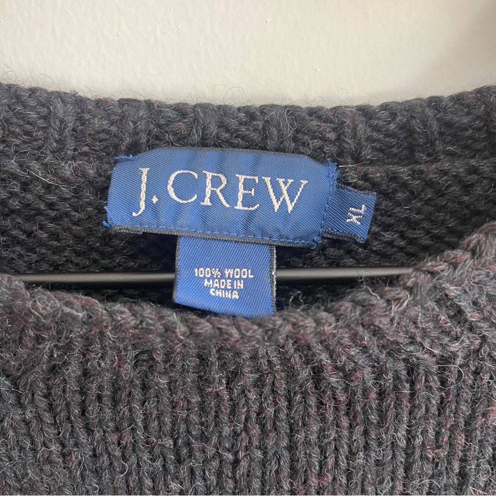 Vintage J Crew 100% Wool Sweater - Picture 3 of 6
